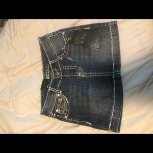 NWT Small Jean skirt